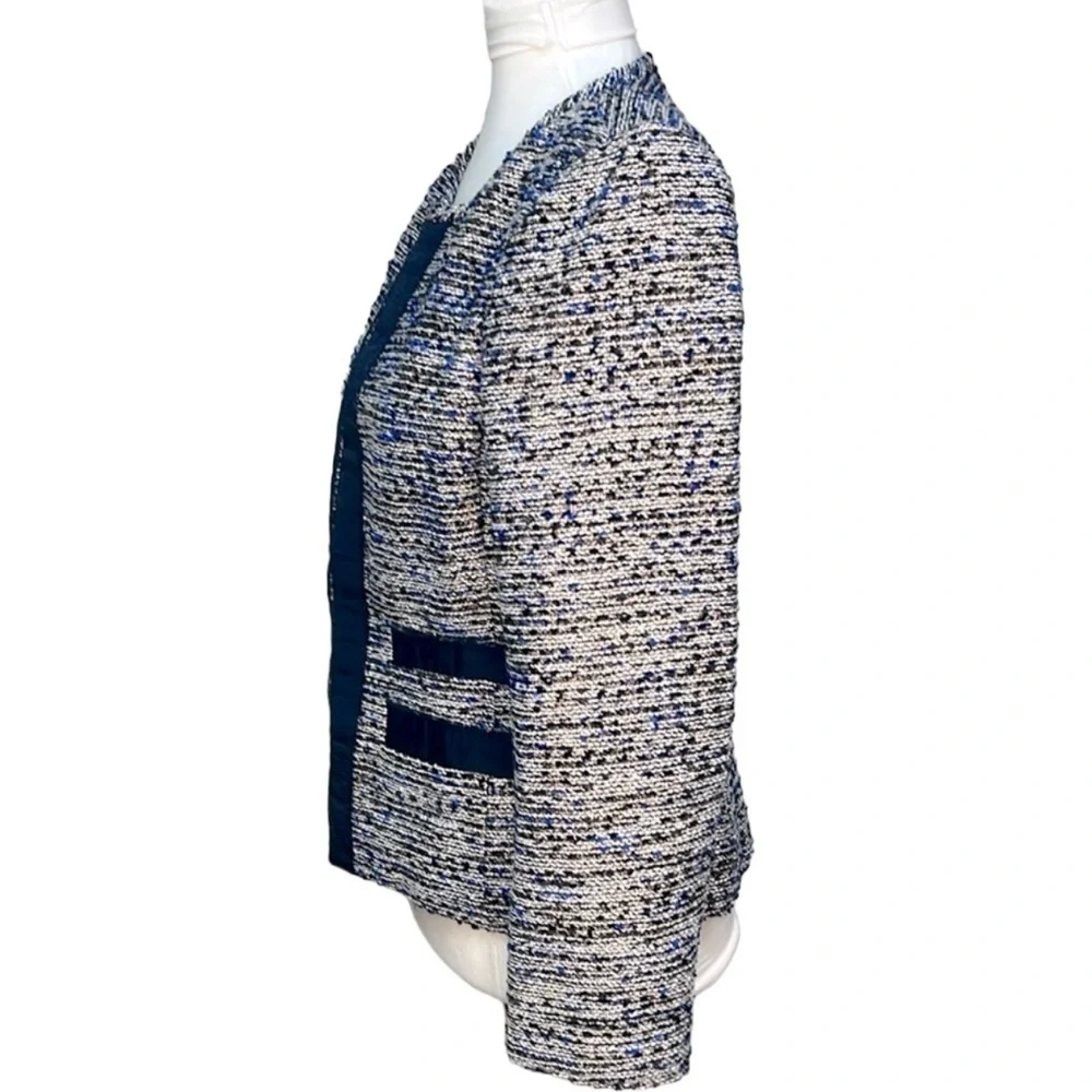 J.Crew Blue And Metallic Jacket
